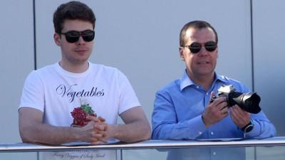 Ilya (left) and Dmitry Medvedev