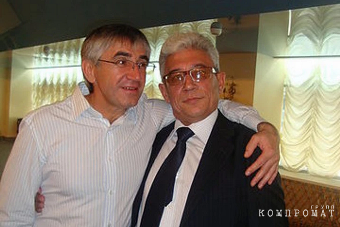 Viktor Islamov (left) with his alleged brother Valery