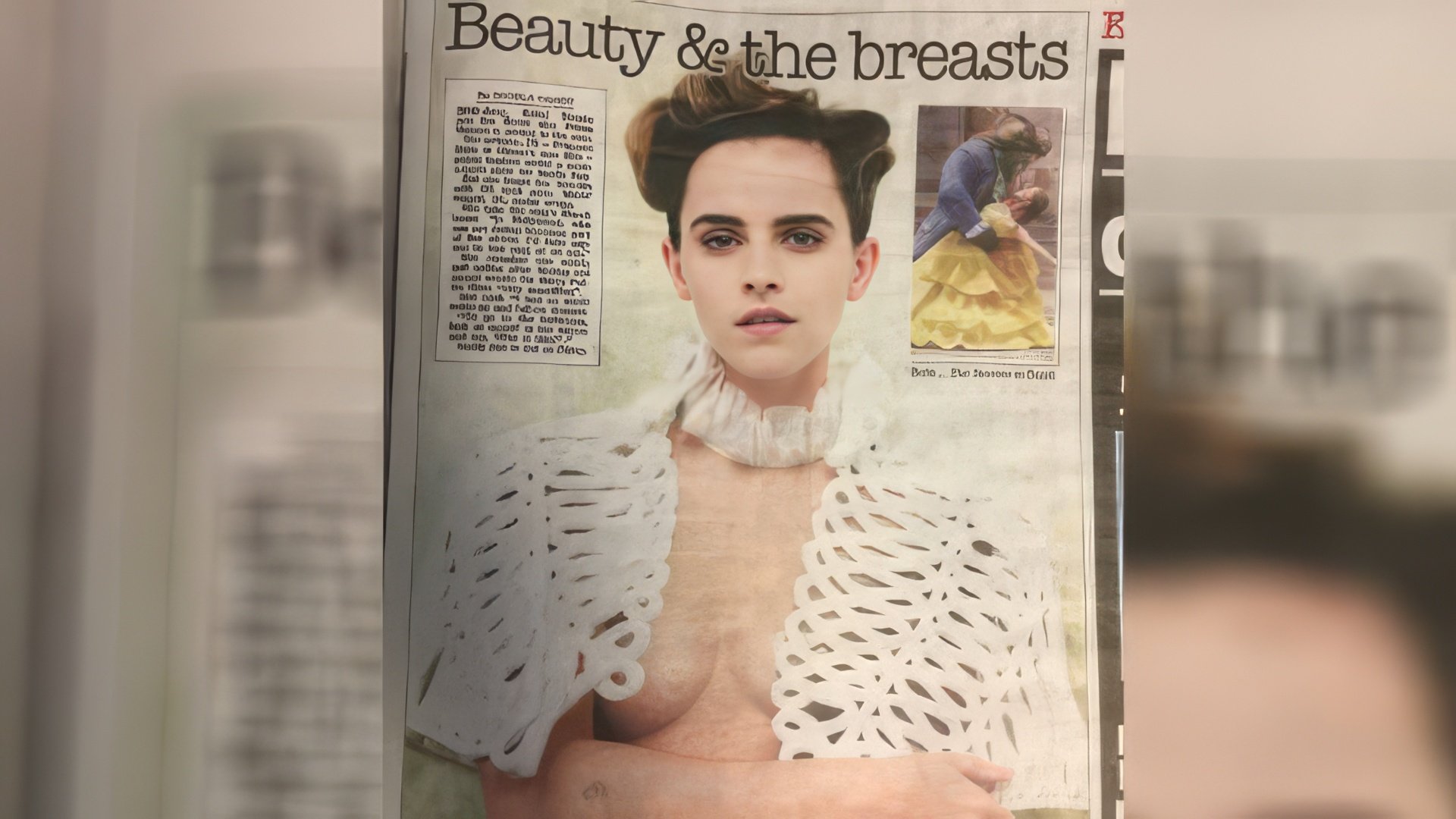 Emma Watson's topless photo sparks outrage among feminists