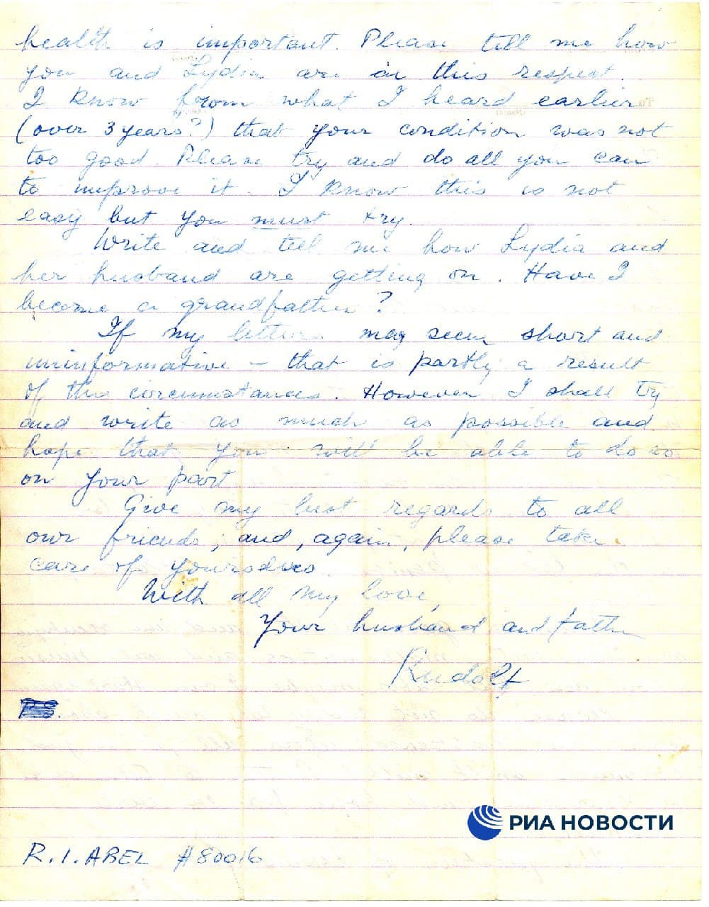 abel's letter, p.2