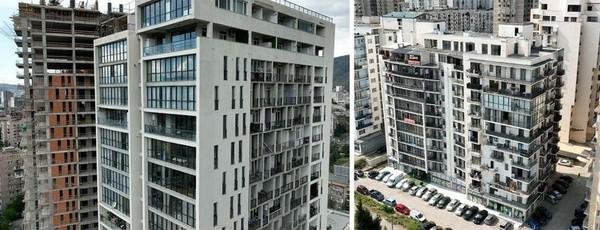 In 2016, Chania bought an apartment in each of these Tbilisi houses: on Sairme Street (left) and Tsar Mirian (right)