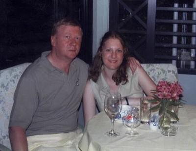 Anatoly Chubais with his daughter Olga