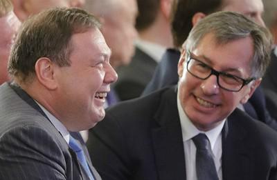 Mikhail Fridman (left) and Pyotr Aven