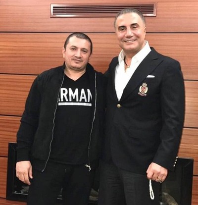 Nadir Salifov (Lotu Guli) and Sedat Peker (right)