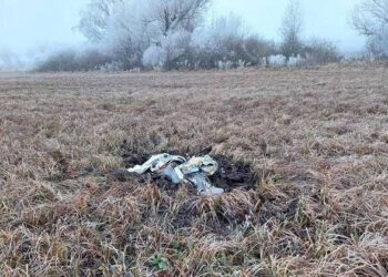 25540 Moldova Reported The Fall Of Rocket Fragments In The North Of The Country