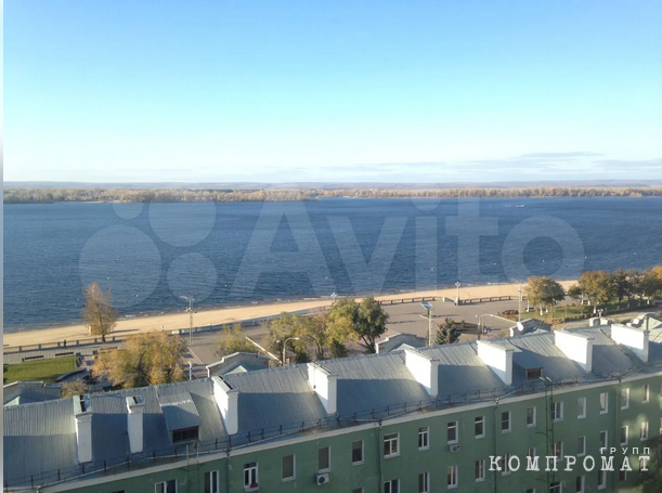 View of the Volga from the windows of Anna Efanova's apartment