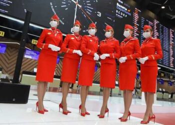 29807 Aeroflot flight attendant decides to quit after the airline put her on the red list because of her appearance