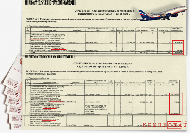 Flight along Strizheusov on the route Moscow - Dubai - Nairobi - Monrovia - Casablanca - Istanbul - Moscow.