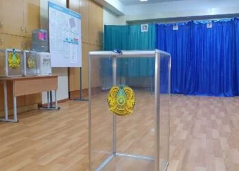 32221 In Kazakhstan, A Man Came To The Polling Station, Who Brought With Him A Sofa, A Fly Swatter And A Tv Remote Control