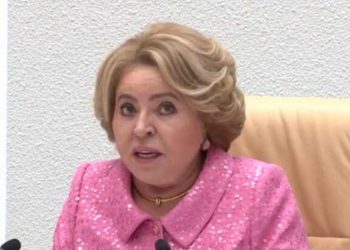 49565 Chairman of the Federation Council Valentina Matvienko chose "Barbie" as inspiration for today's meeting of the Federation Council
