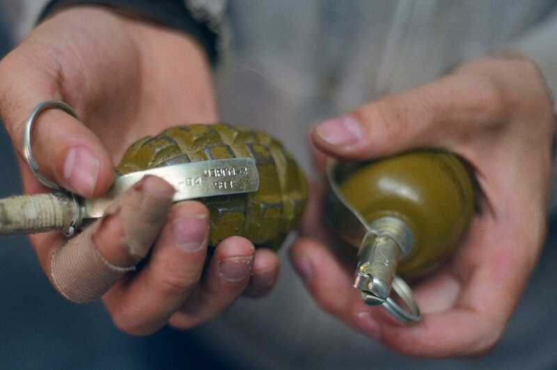 In Kazan a man detonated a grenade like object near the In Kazan, a man detonated a grenade-like object near the entrance