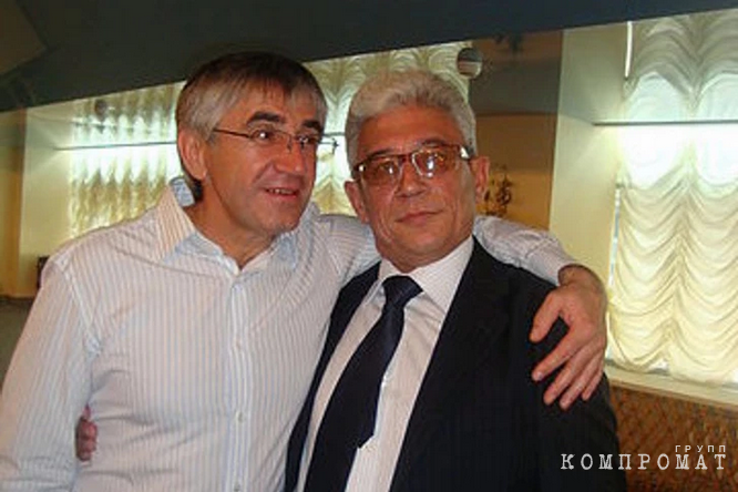 viktor islamov (left) with his alleged brother valery