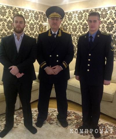 From left to right: Dmitry, Vladimir and Valery Petrovsky