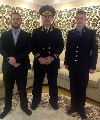 From left to right: Dmitry, Vladimir and Valery Petrovsky