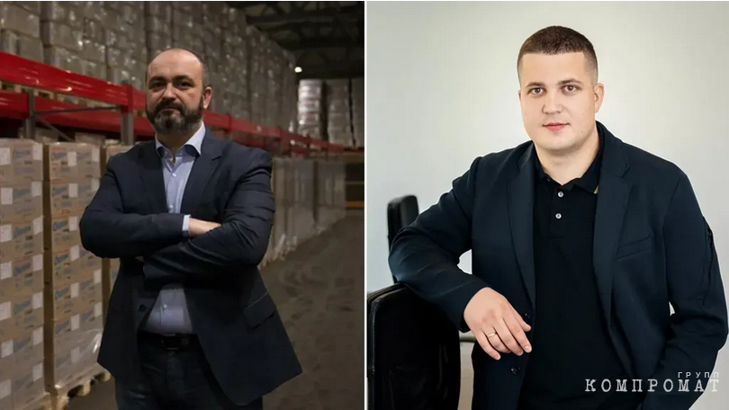 On the left is the President of Roskar Valery Goryachev, on the right is his son-in-law, General Director of Roskar Roman Smirnov