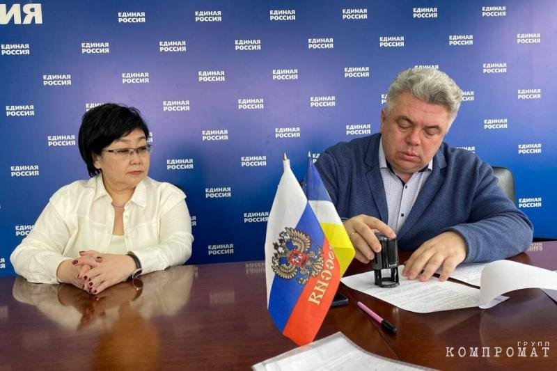 Dolgor Norboeva submits documents to participate in the preliminary vote