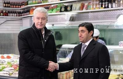 Sergei Sobyanin (left) and God Nisanov