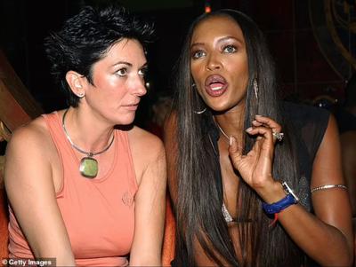 Ghislaine Maxwell (left) and Naomi Campbell
