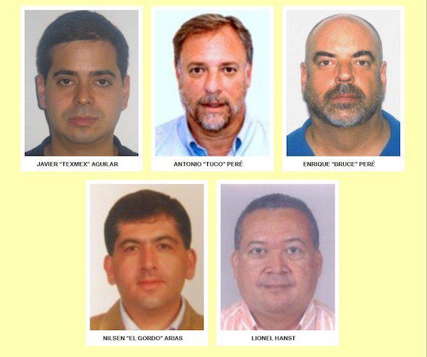 Javier Aguilar's accomplices