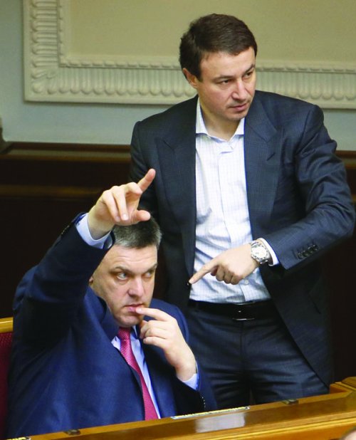 Kryvetsky and Tyahnybok in the Rada