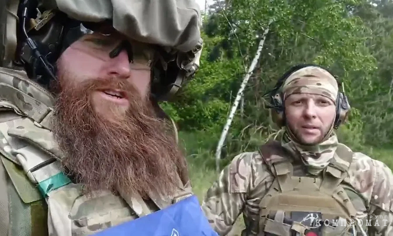 Kirill Kanakhin* (right) took part in a saboteur raid on the territory of the Belgorod region. On the left is the lead singer of the neo-Nazi black metal band 