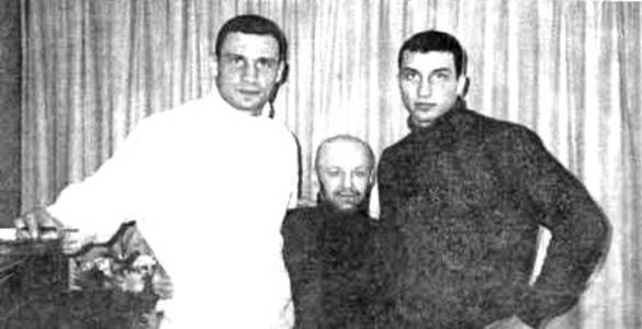 The Klitschko brothers and Viktor Rybalka (“Rybka”)