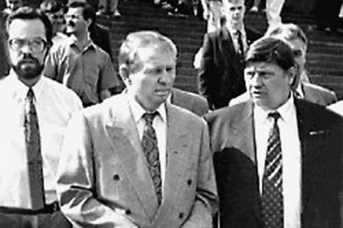 Dmitry Tabachnik, Leonid Kuchma, Alexander Volkov