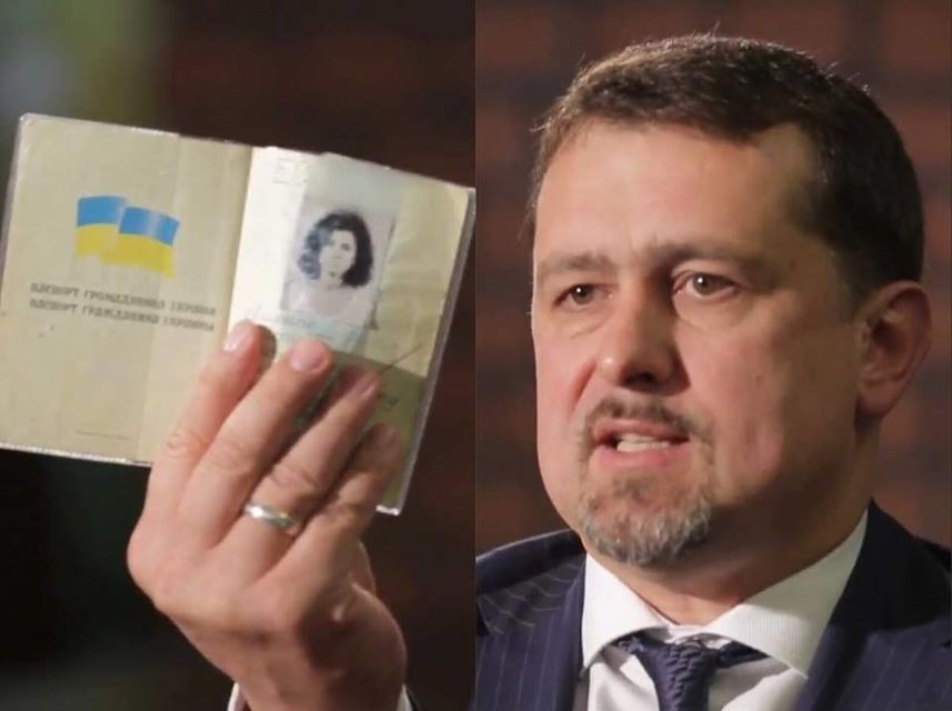 sergey semochko with lysenko's passport