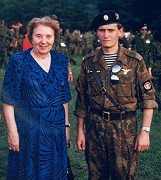 Dmitry Yarosh with Yaroslava Stetsko