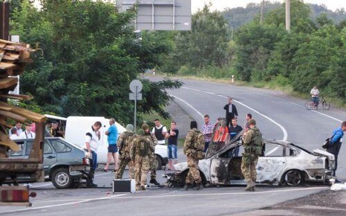 shooting in mukachevo