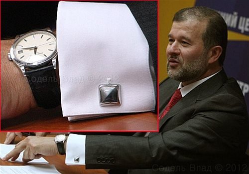 victor baloga watch cufflinks