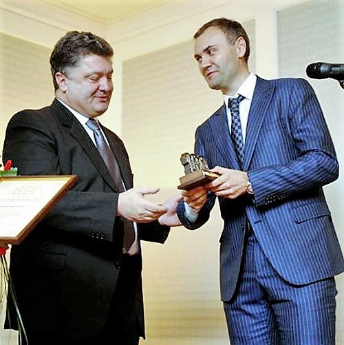 yuri kolbov and petro poroshenko