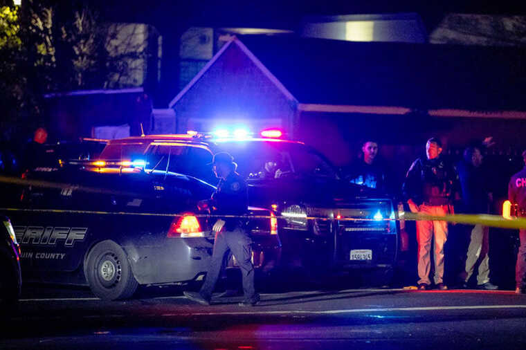 A shooting at a children's birthday party in Stockton left four people dead.