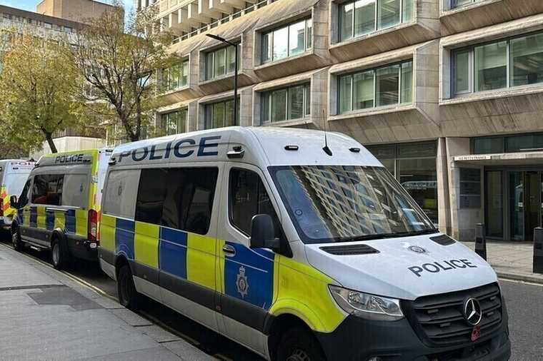 A man assaulted a woman with a blade in a London park.