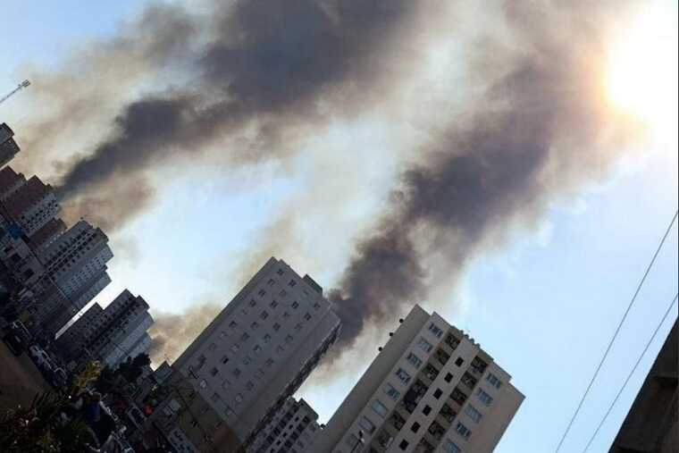 Powerful explosions rocked a Tehran suburb, disrupting power supply