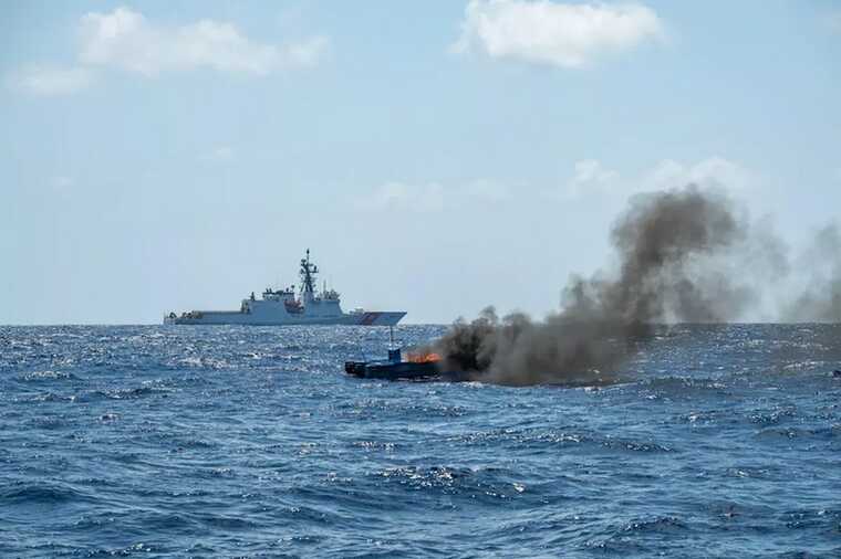 The US assaulted a narcotics vessel in the Caribbean, resulting in six deaths.