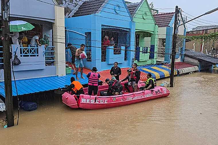 The southern region of Thailand is submerged, impacting upwards of 2 million individuals.