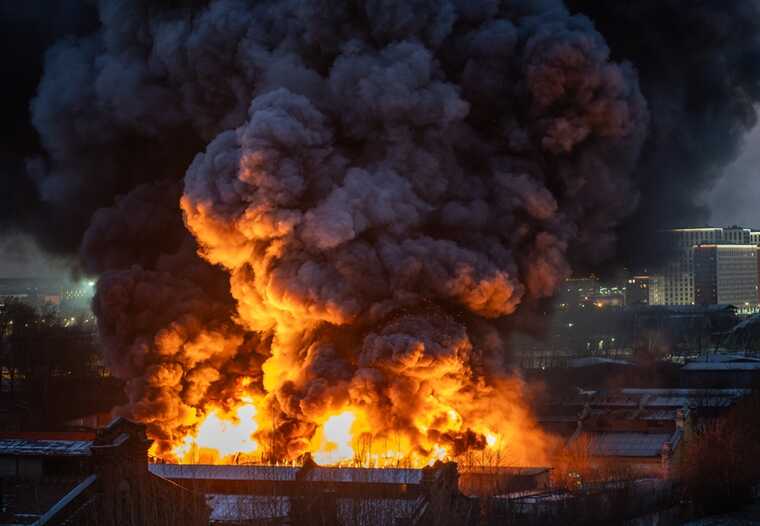 Iranian drones struck an oil terminal in the UAE port of Fujairah, setting off a fire.