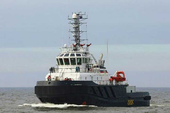 Latvian authorities halted the Russian towboat Nina Sokolova in global seas within the Baltic Sea.