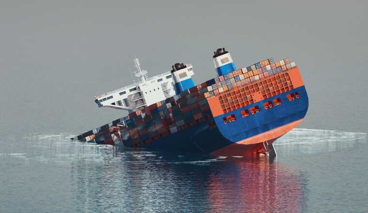 Rosmorrechflot: The sinking of two tankers caused an oil spill.